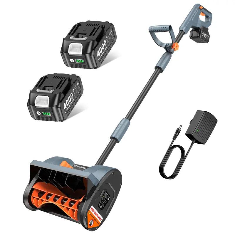 40V Cordless Snow Shovel with 2 Batteries – 16